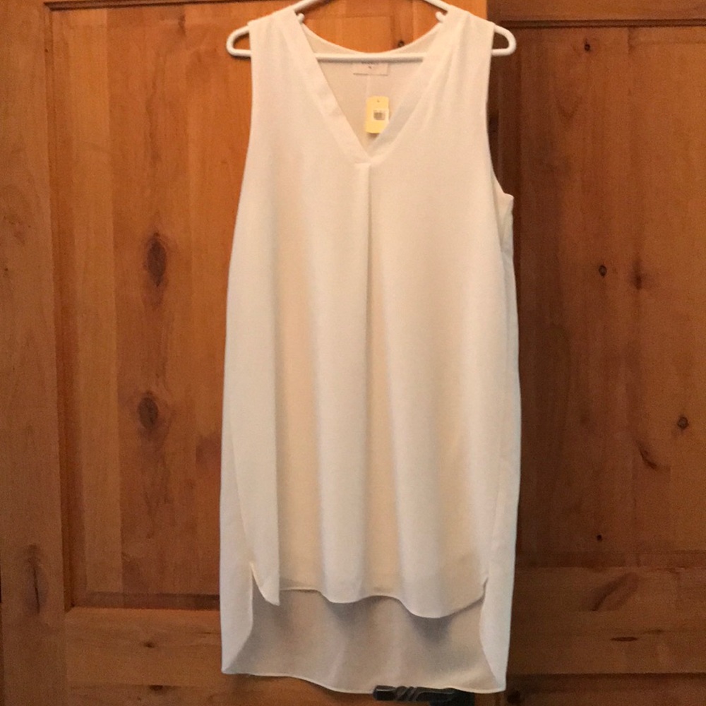 NWT Everly v-neck layered shift dress